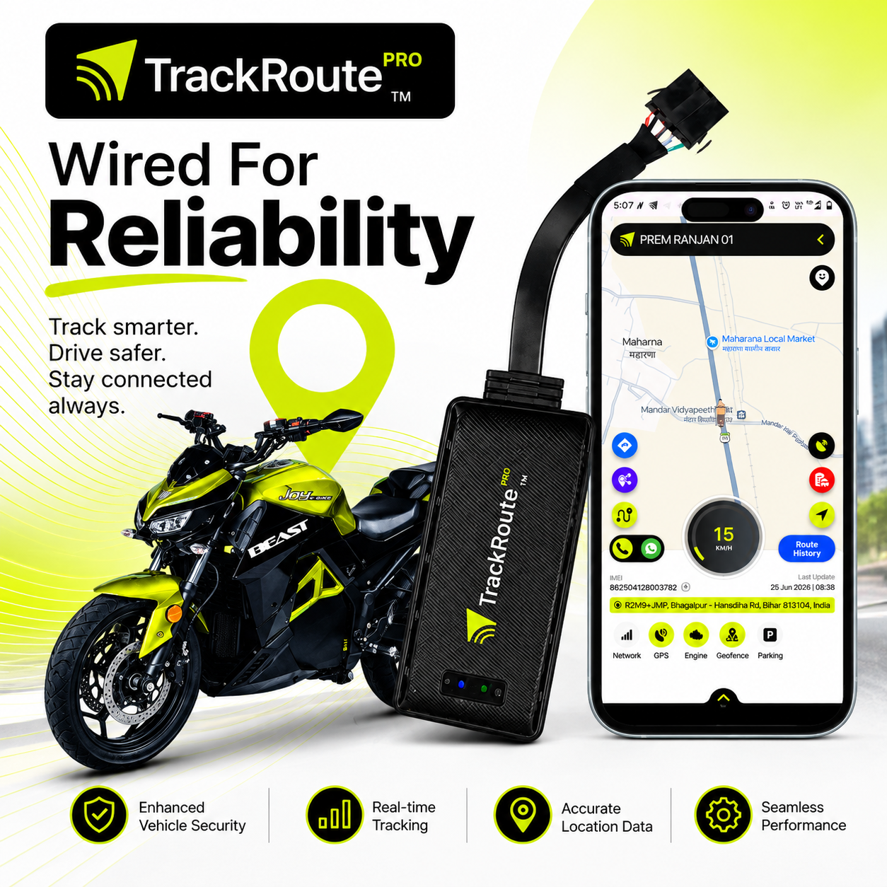 Sentinel Wired GPS Tracker